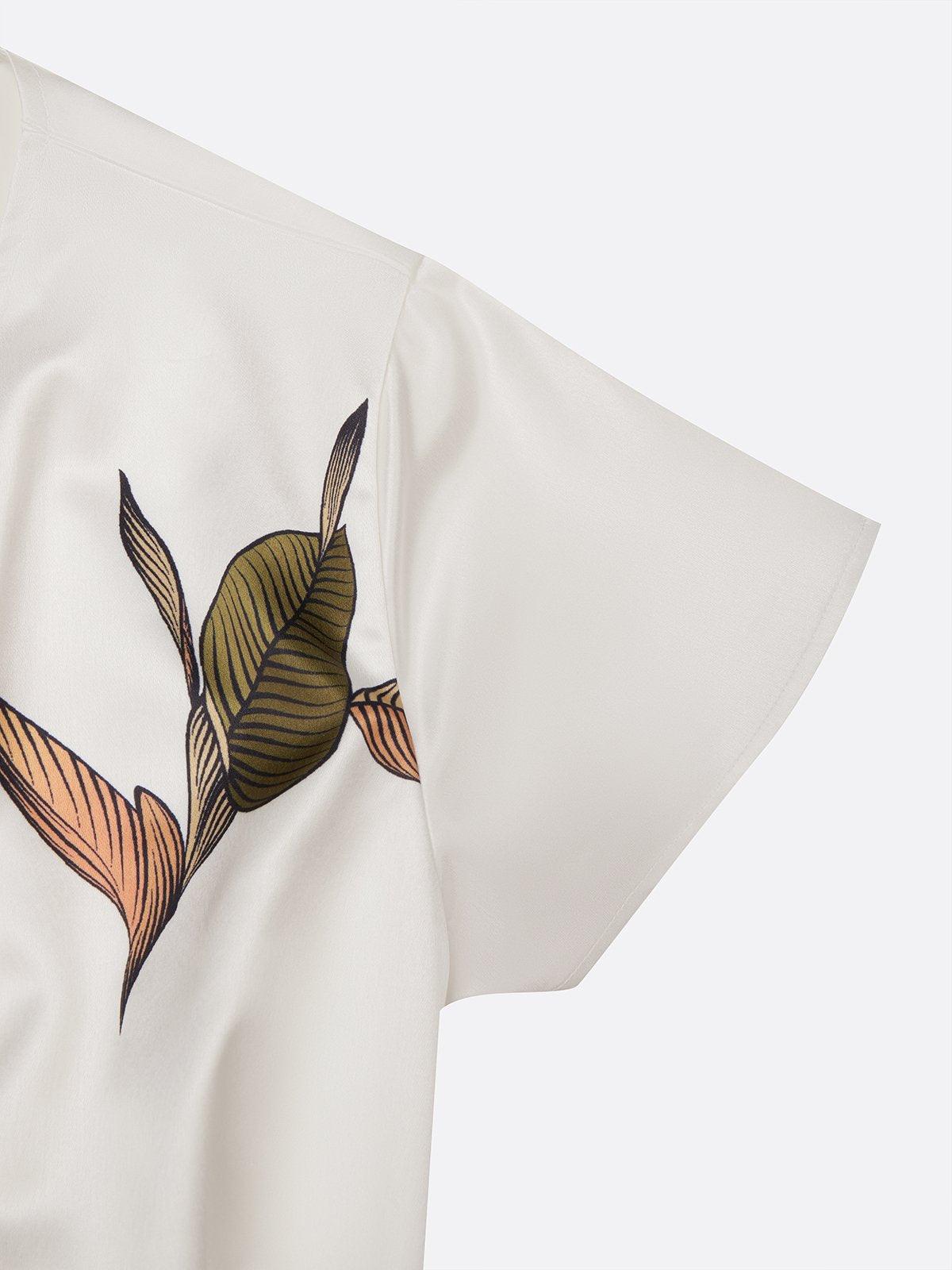 Julianne | Elegante wikkel maxi jurk print getailleerd