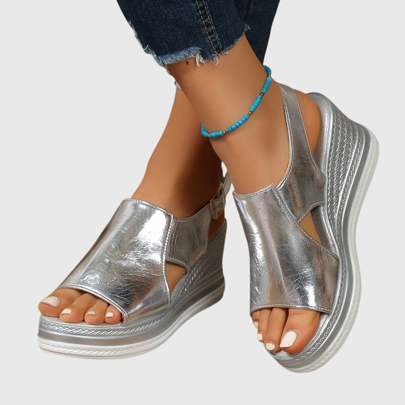 Veronica | Stijlvol espadrille sandalen dames plateau schoenen