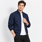 Men’s Business Casual Baseball Jacket