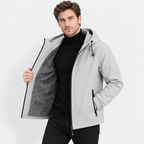 Men’s Fleece Hooded Zip-Up Jacket