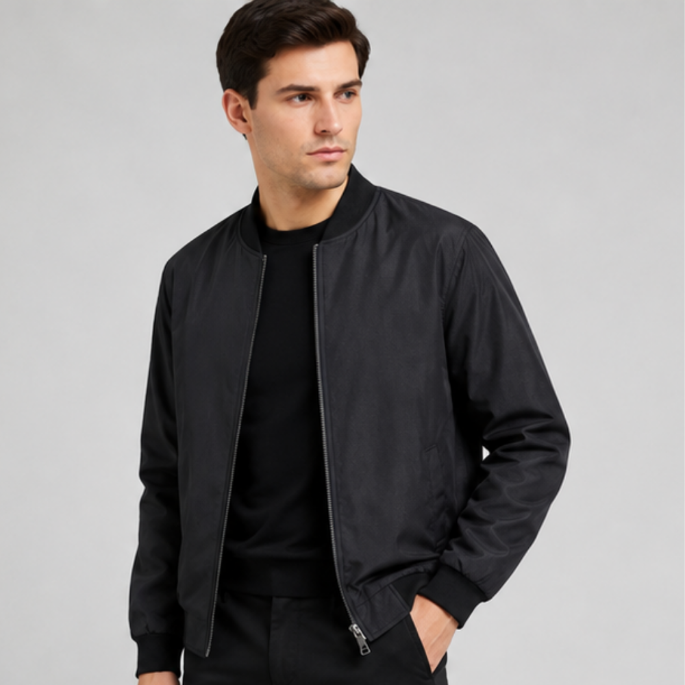 Men’s Bomber Jacket, Lightweight Transitional Jacket