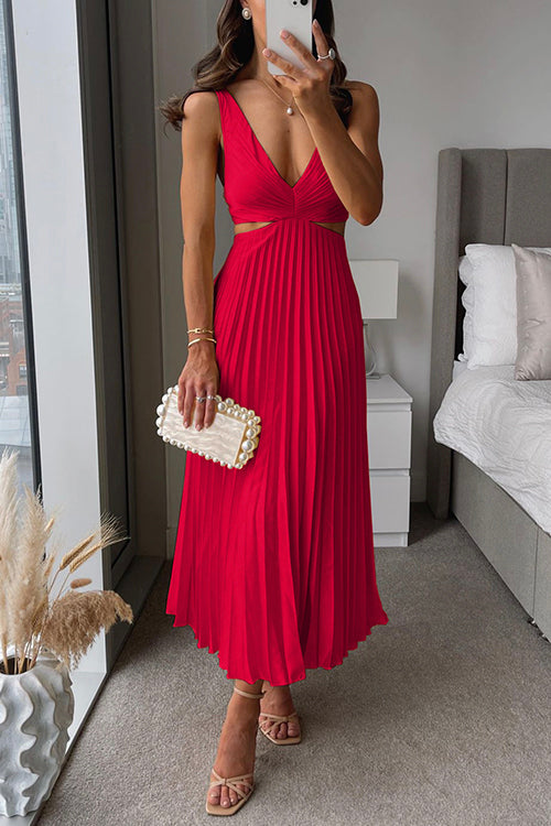 Evangeline | Vloeiende maxi jurk feminin elegant bruiloft