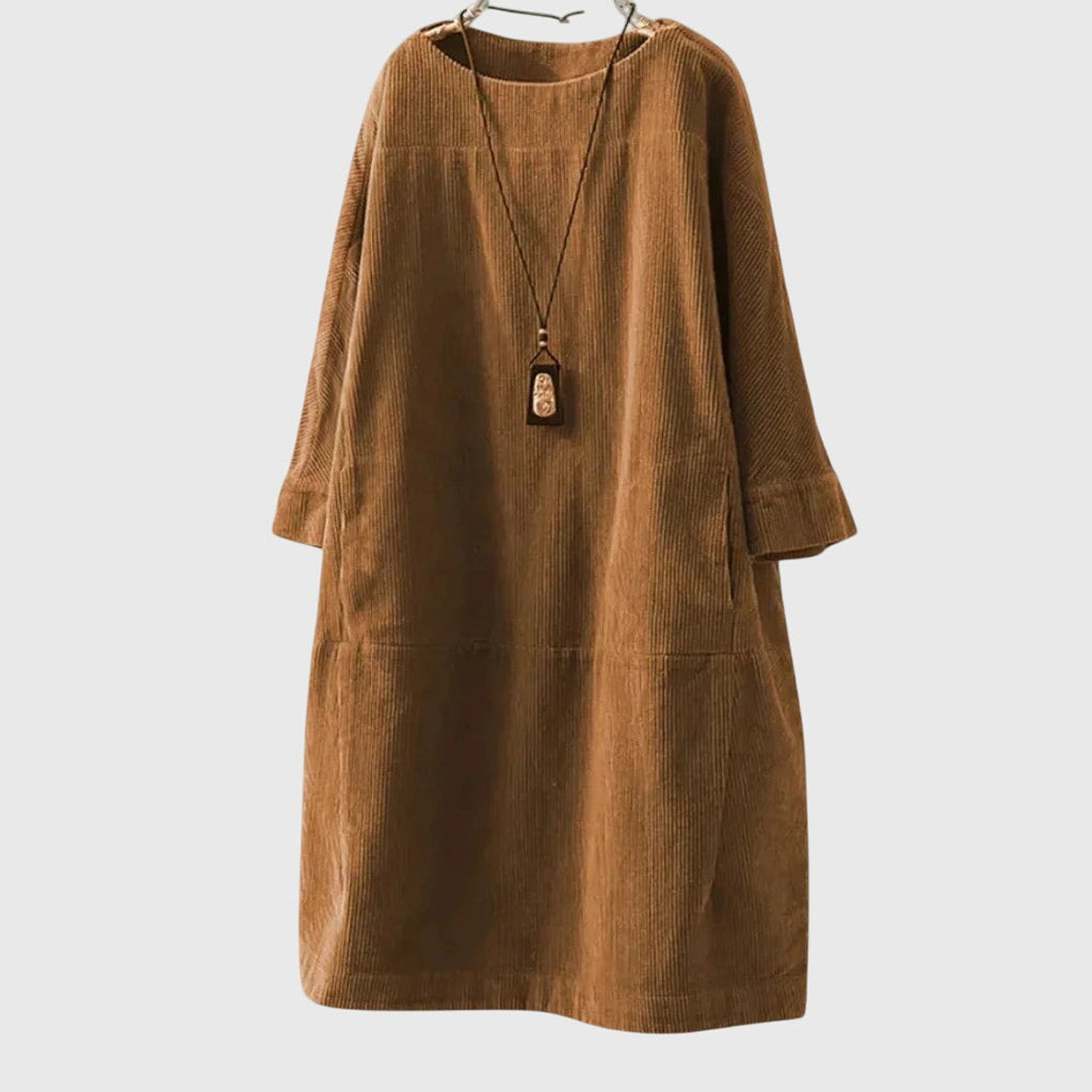 Grace | zachte losvallende midi jurk casual