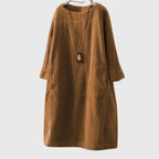 Grace | zachte losvallende midi jurk casual