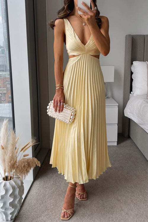 Evangeline | Vloeiende maxi jurk feminin elegant bruiloft