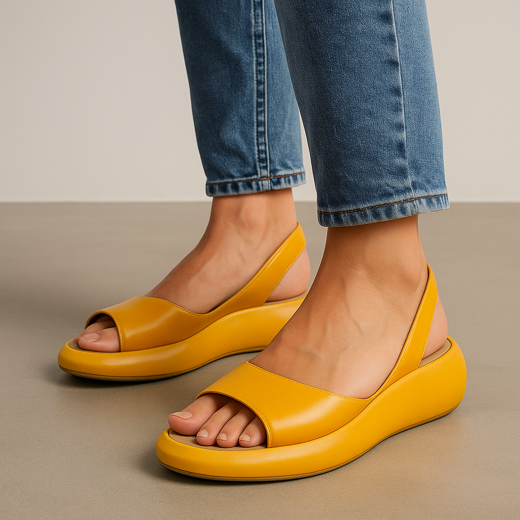Taylynnea | Comfortabel platform sandalen dames instap zomer