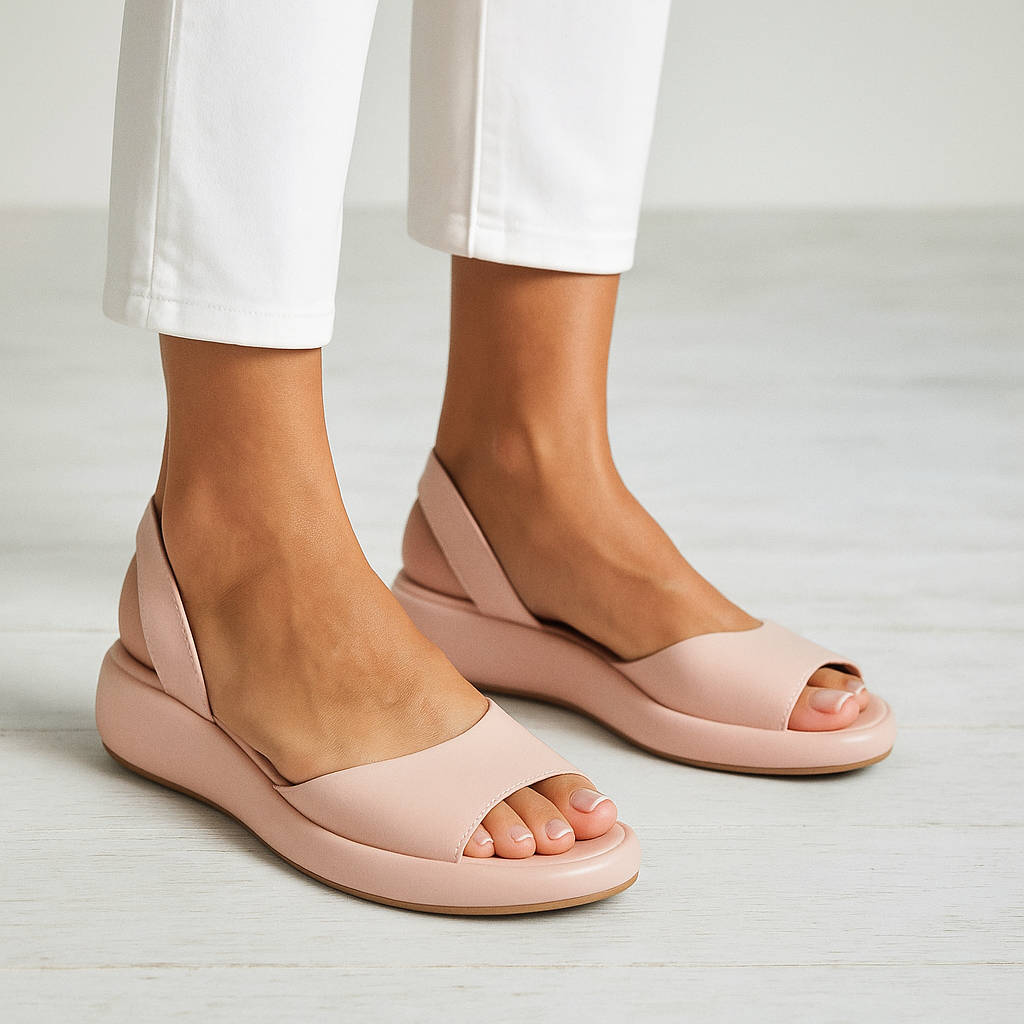 Taylynnea | Comfortabel platform sandalen dames instap zomer