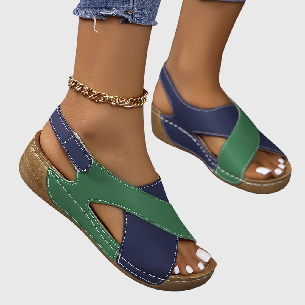 Ainsley | Comfortabel plateau sandalen dames zomerschoenen