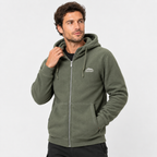 Men's Thickened Polar Fleece Hooded Cardigan Jacket
