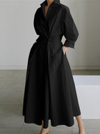 Eden | Elegante losse maxi jurk casual chic avond