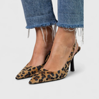Sophie | Chic slingback hakken dames panter print
