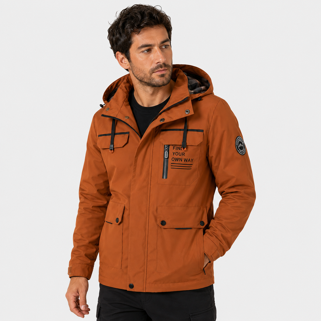 Men’s Casual Bomber Jacket – Lightweight Windbreaker for Spring & Summer