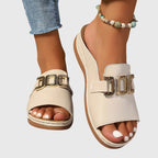 Kathryn | Elegant platte sandalen dames instap zomerschoenen
