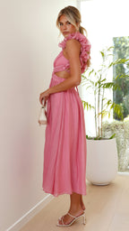 Belle | Luchtige zomerjurk elegant getailleerd bruiloft