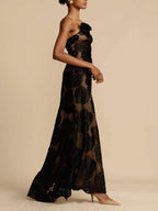 Arabella | Bloemen maxi jurk romantisch vloeiend bruiloft