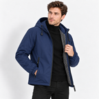 Men’s Fleece Hooded Zip-Up Jacket