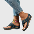 Livia | Stijlvol comfort sandalen dames instappers zomer