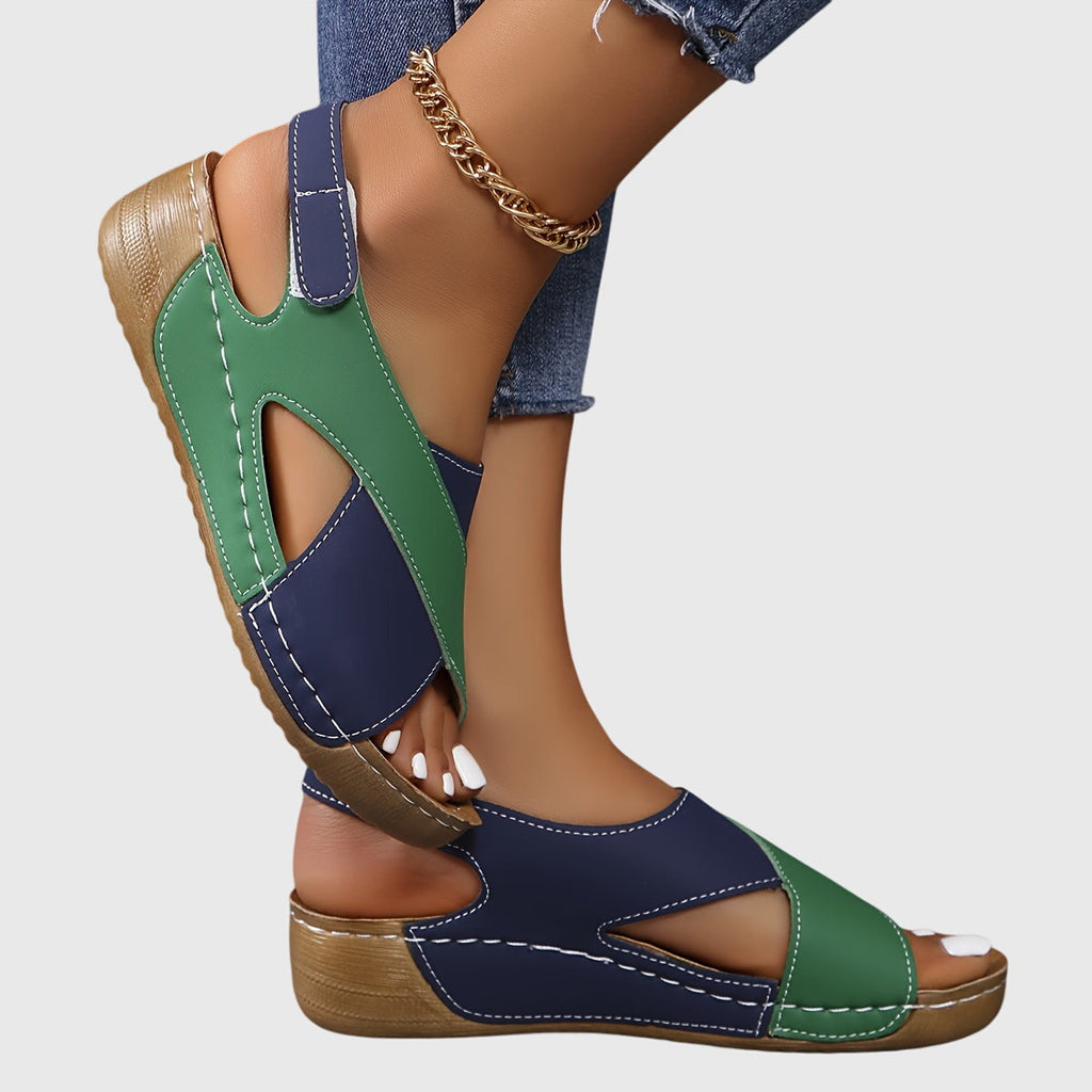 Ainsley | Comfortabel plateau sandalen dames zomerschoenen