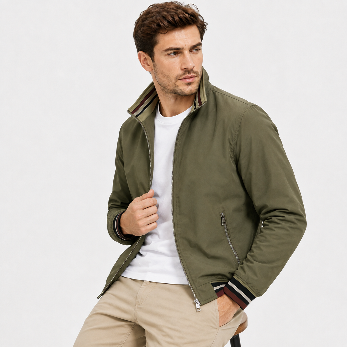 Men’s Reversible Jacket – Casual & Versatile for Autumn and Winter