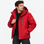Men’s Heavyweight Fleece-Lined Hooded Winter Jacket