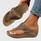 Livia | Stijlvol comfort sandalen dames instappers zomer