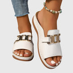 Kathryn | Elegant platte sandalen dames instap zomerschoenen
