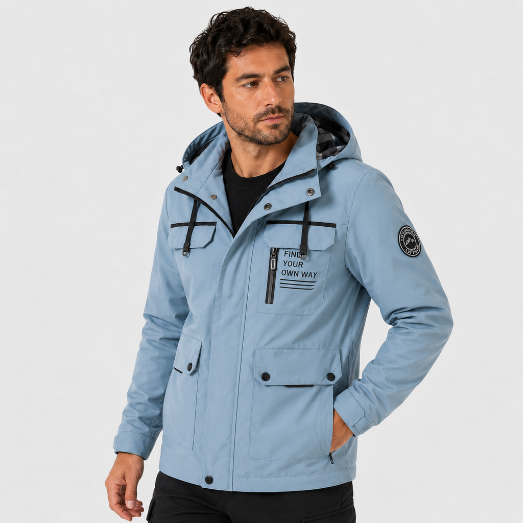Men’s Casual Bomber Jacket – Lightweight Windbreaker for Spring & Summer