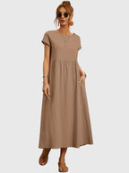 Giselle | luchtige casual midi jurk zomer