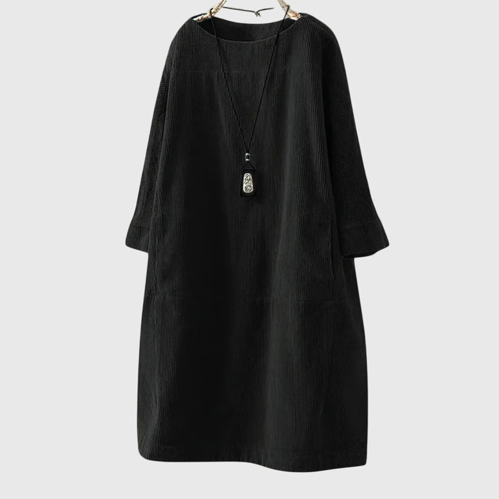 Grace | zachte losvallende midi jurk casual