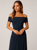 Arden | Plissé maxi jurk elegant bruiloft