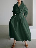 Eden | Elegante losse maxi jurk casual chic avond