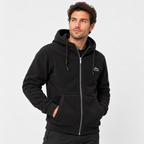 Men's Thickened Polar Fleece Hooded Cardigan Jacket