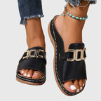 Kathryn | Elegant platte sandalen dames instap zomerschoenen