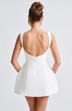 Catherine | Getailleerd mini jurk elegant bruiloft