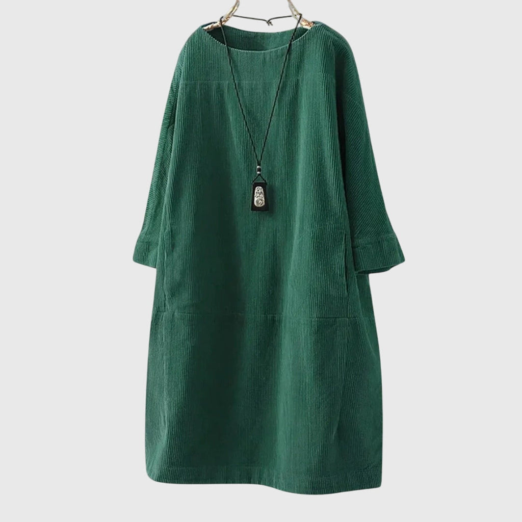 Grace | zachte losvallende midi jurk casual