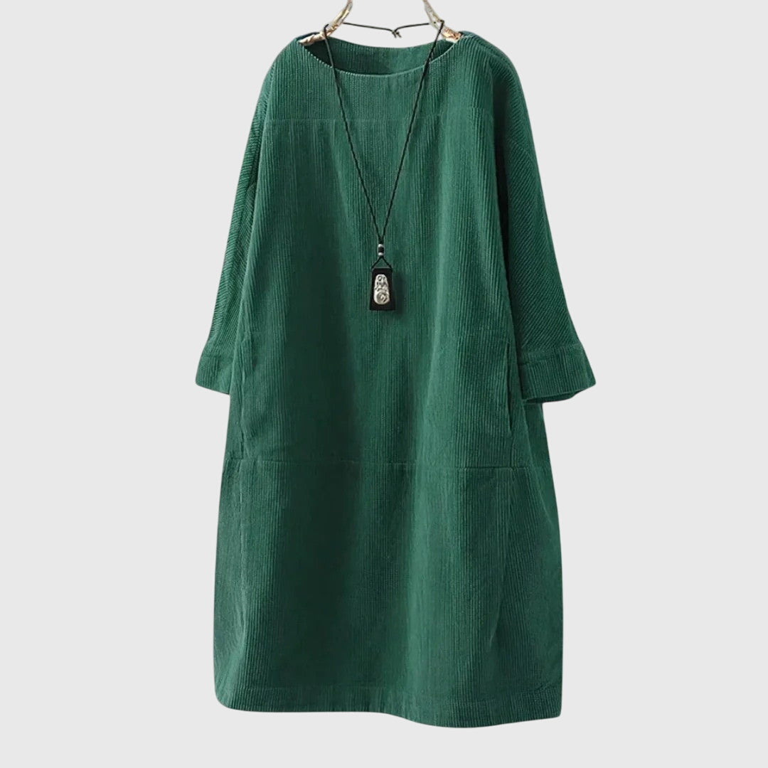 Grace | zachte losvallende midi jurk casual
