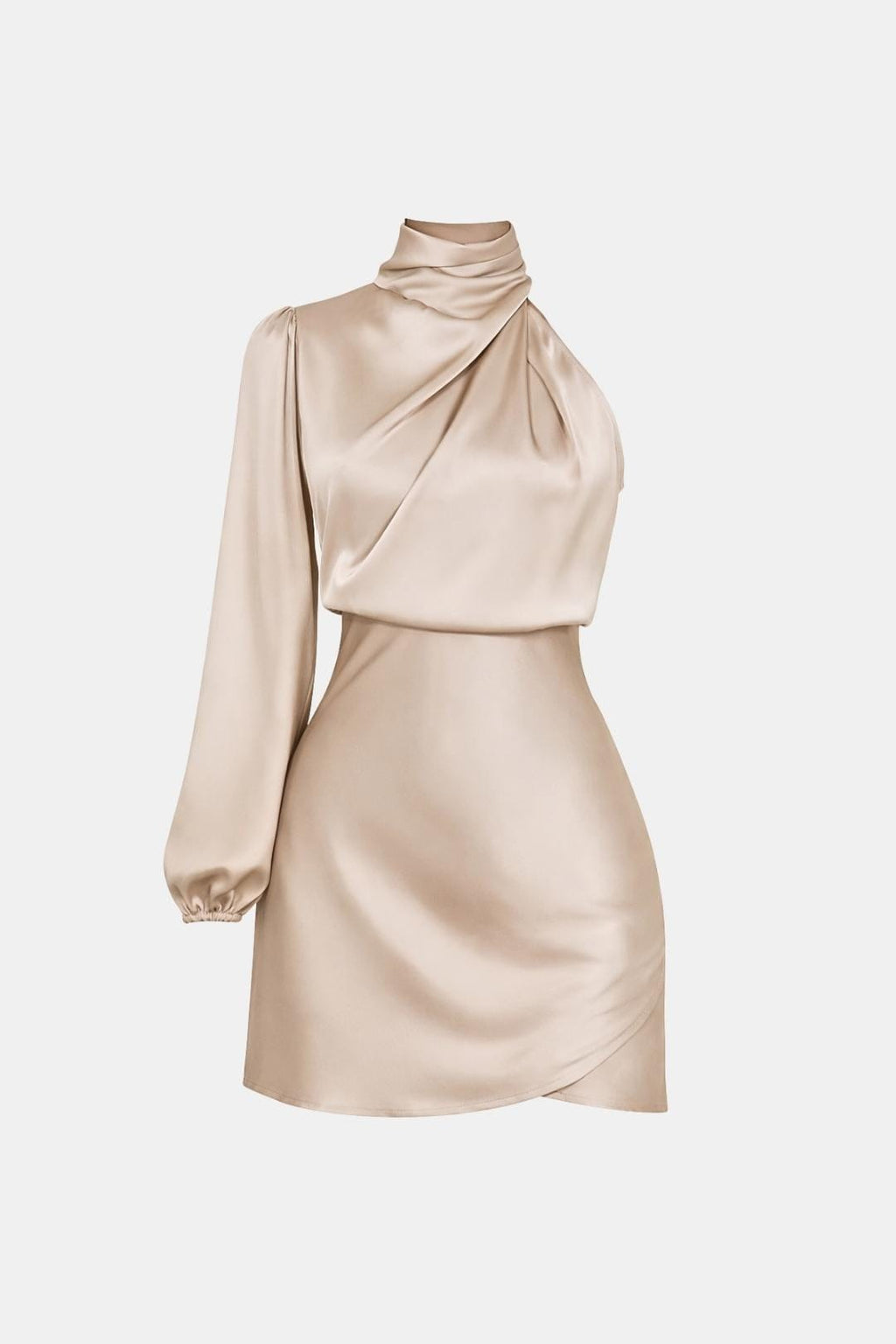 Adalee | Elegante mini-jurk met één schouder, feestelijke outfit