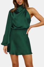 Adalee | Elegante mini-jurk met één schouder, feestelijke outfit