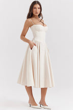 Lark | Stijlvolle lange jurk vintage elegant avond
