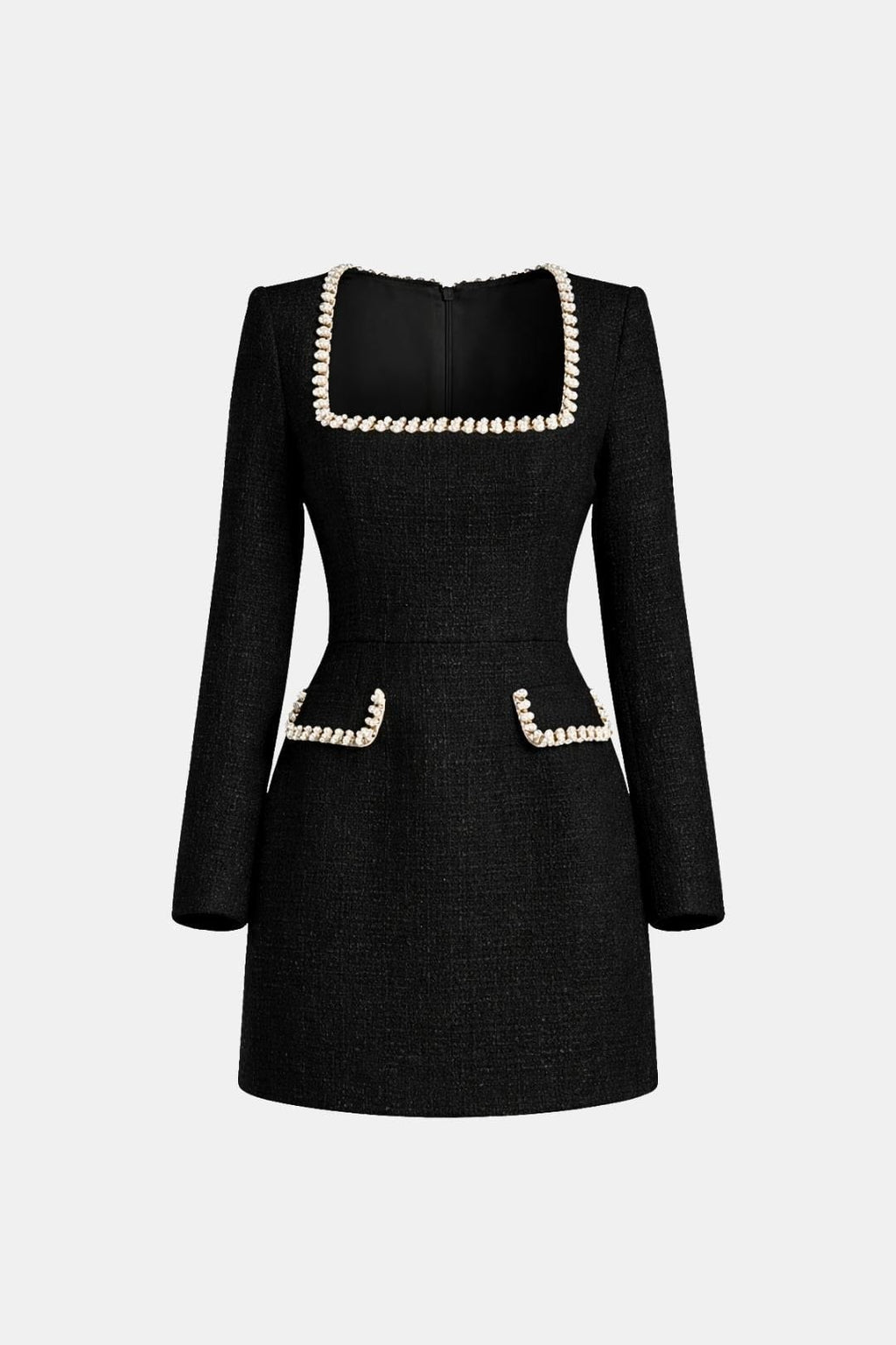 Aila | Chique Mini-Tweedjurk, Stijlvolle Look