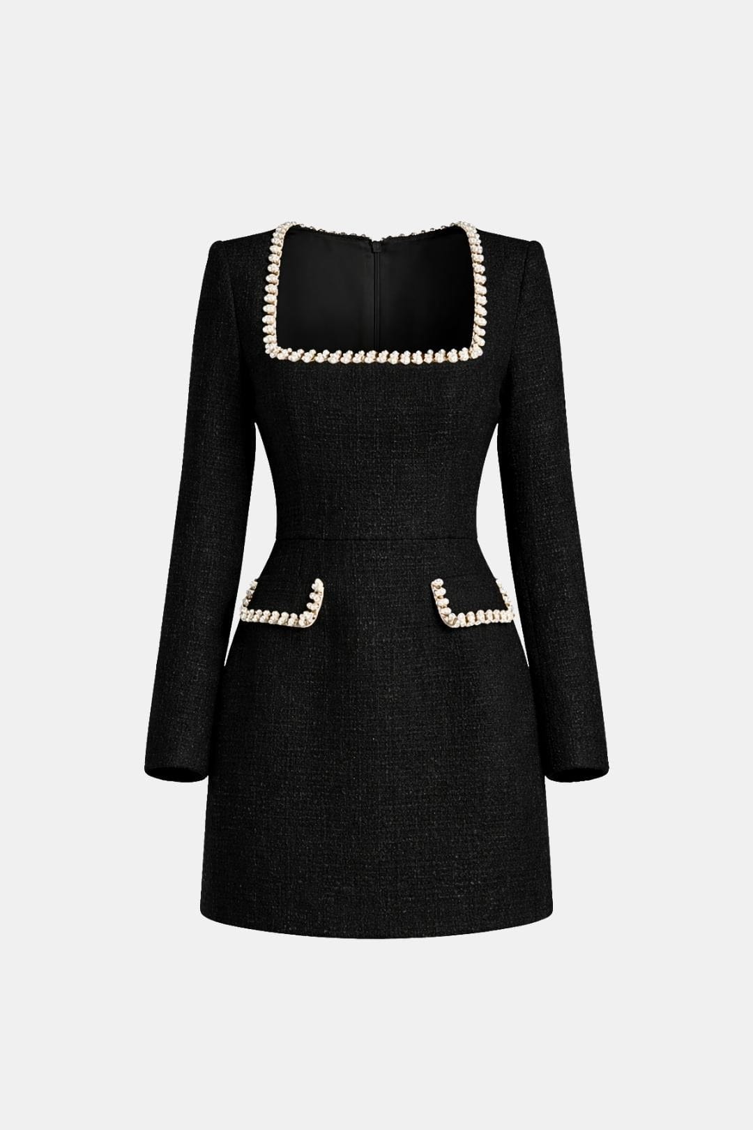 Aila | Chique Mini-Tweedjurk, Stijlvolle Look