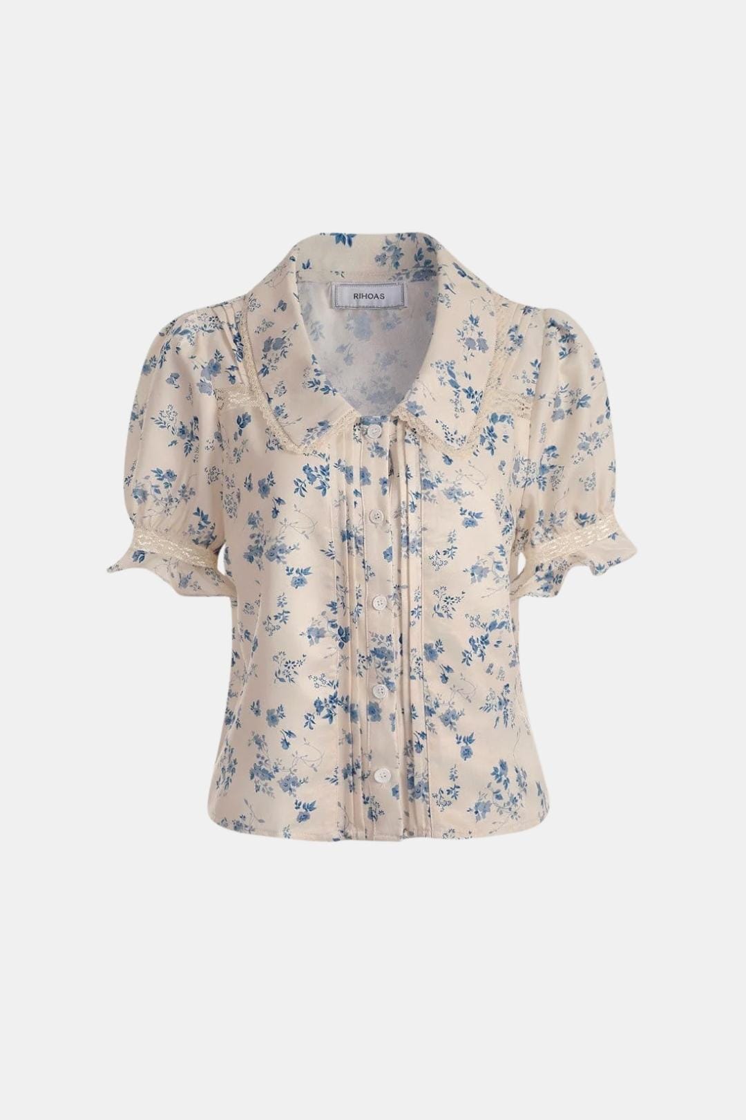Alyna | Luchtig blouse dames top bloemen print
