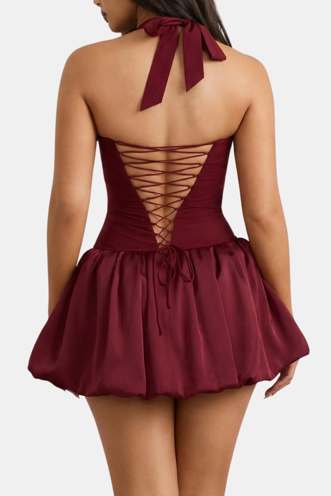 Avelia | Elegante Mini-Halterjurk, Feestoutfit