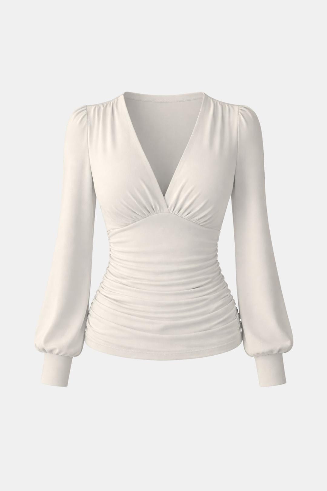 Betsy | Chic blouse dames top geplooid getailleerd