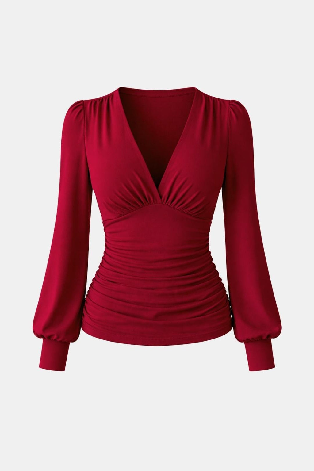 Betsy | Chic blouse dames top geplooid getailleerd