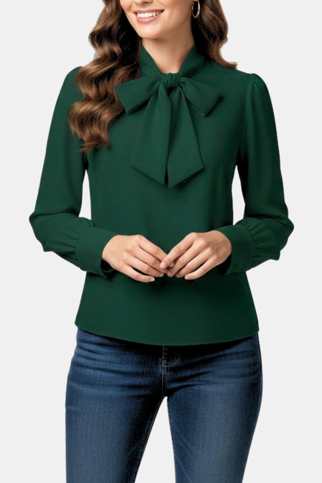 Brynleigh | Elegant blouse dames top strik klassiek