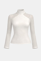 Caliana | Stijlvol Col Top Dames Mesh Avond