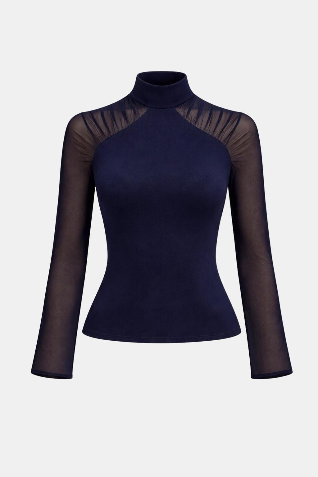 Caliana | Stijlvol Col Top Dames Mesh Avond