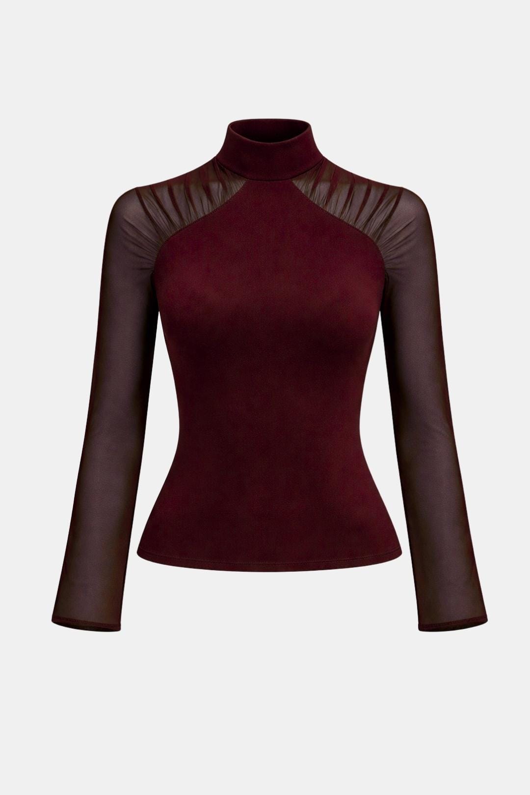 Caliana | Stijlvol Col Top Dames Mesh Avond
