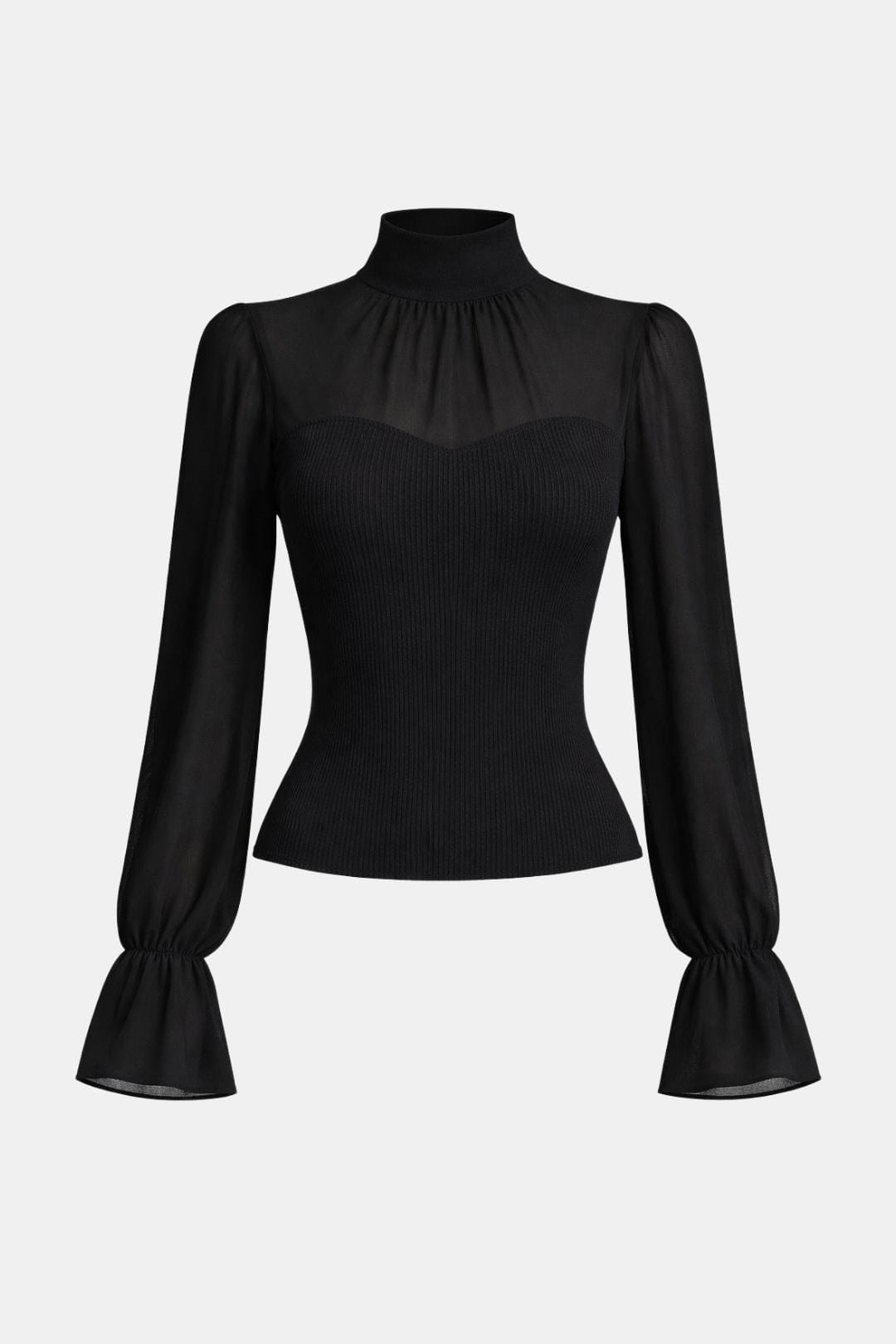 Calina | Chic Col Blouse Dames Top Elegant